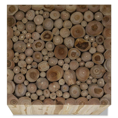 Salontafel Echt Teakhout 50 x 50 x 35 cm
