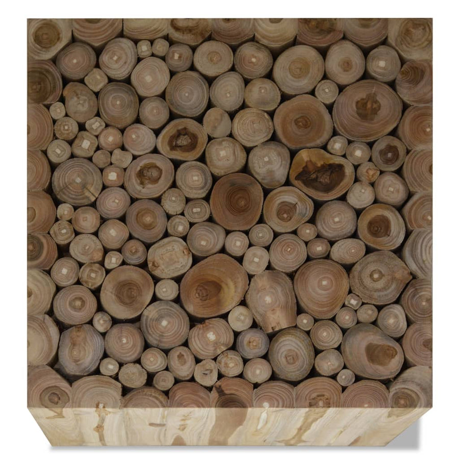 Salontafel Echt Teakhout 50 x 50 x 35 cm