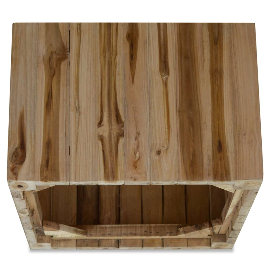 Salontafel Echt Teakhout 50 x 50 x 35 cm
