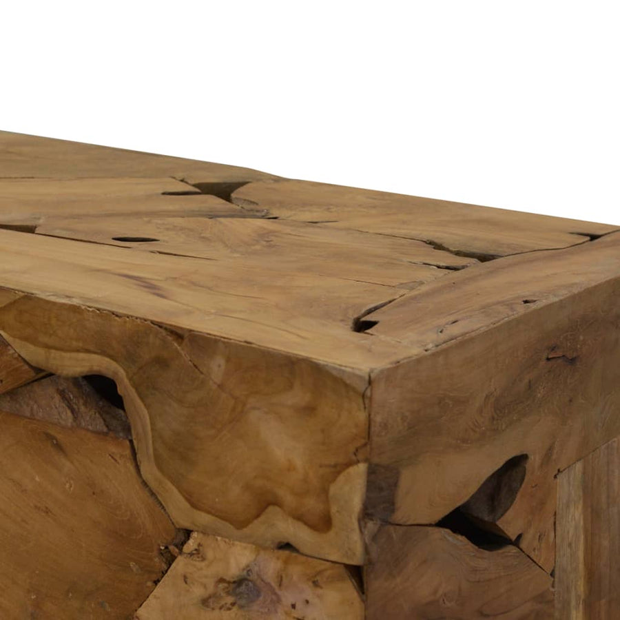 Salontafel 90X50X30 Cm Echt Teakhout Bruin
