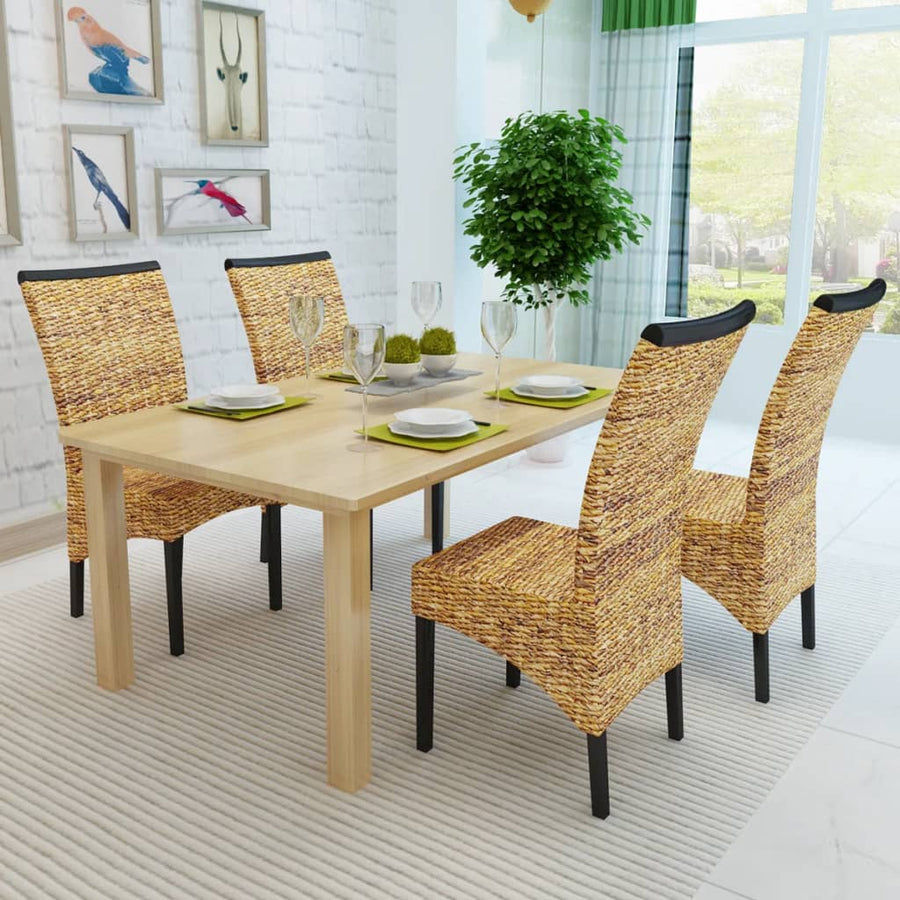Eetkamerstoelen 2 St Abaca En Massief Mangohout 4