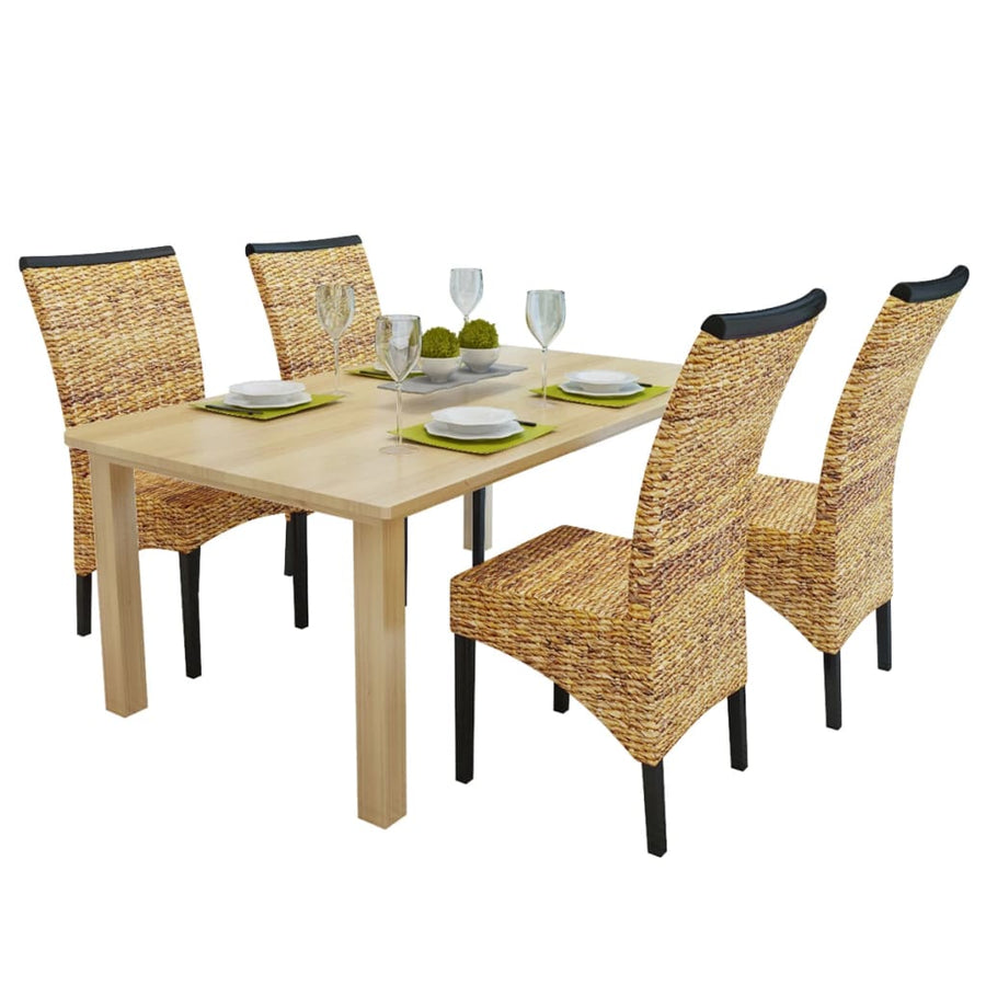 Eetkamerstoelen 2 St Abaca En Massief Mangohout 4
