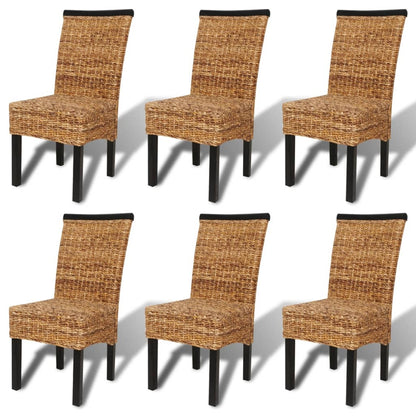 Eetkamerstoelen Abaca En Massief Mangohout 6