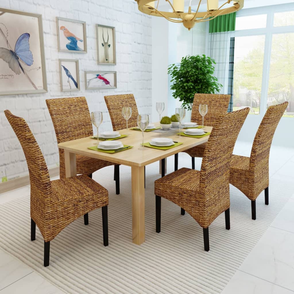 Eetkamerstoelen Abaca En Massief Mangohout 6