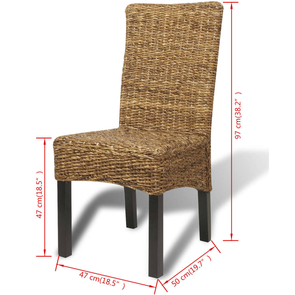 Eetkamerstoelen Abaca En Massief Mangohout 6