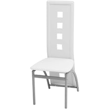 Eetkamerstoelen Kunstleer 6 Wit