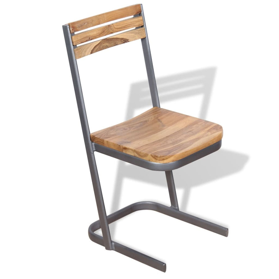 Eetkamerstoelen 4 Stuks Massief Teakhout