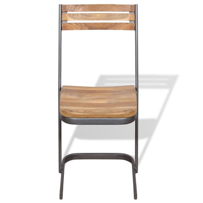 Eetkamerstoelen 4 Stuks Massief Teakhout