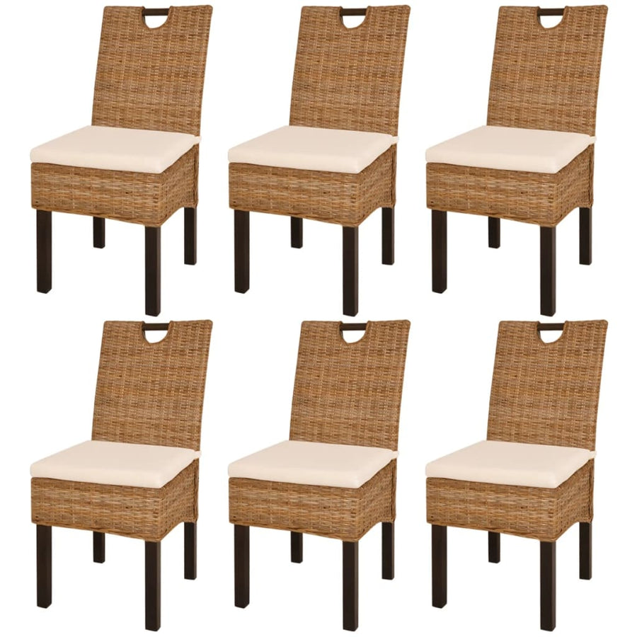 Eetkamerstoel Kubu Rattan Mangohout 6