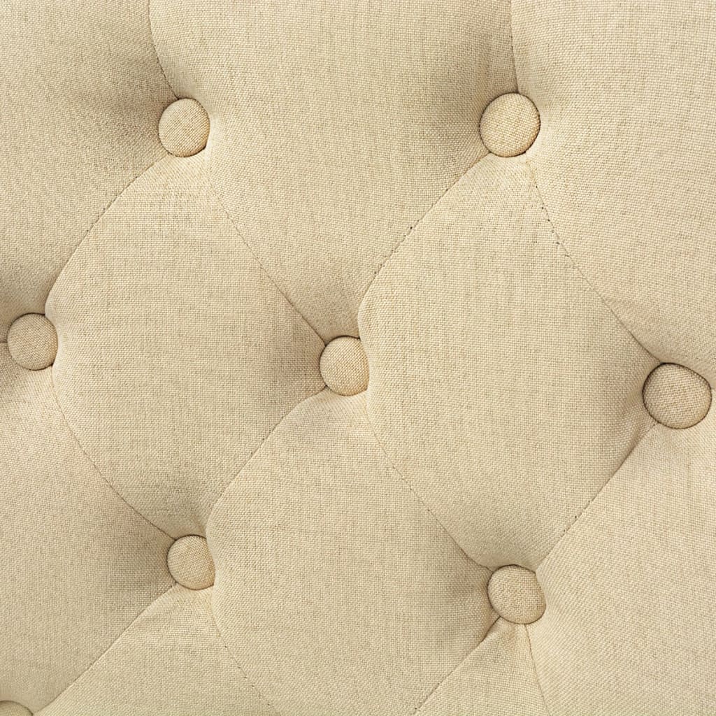 Eetkamerstoelen Stof 6 Crème