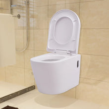 Hangend Toilet Met Verborgen Stortbak Keramiek Wit