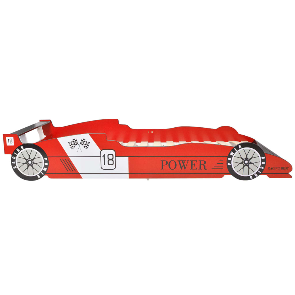 Kinderbed Raceauto 90X200 Cm Rood