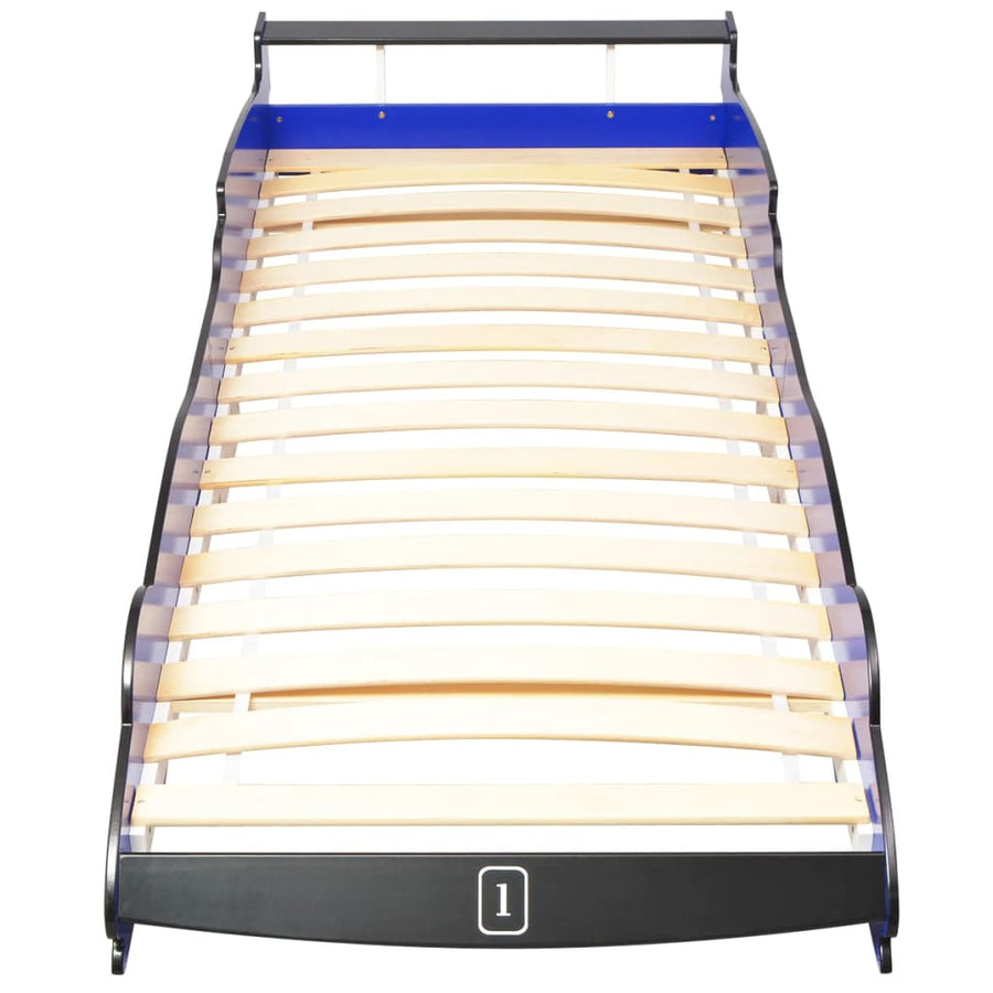 Kinderbed Raceauto 90X200 Cm Blauw