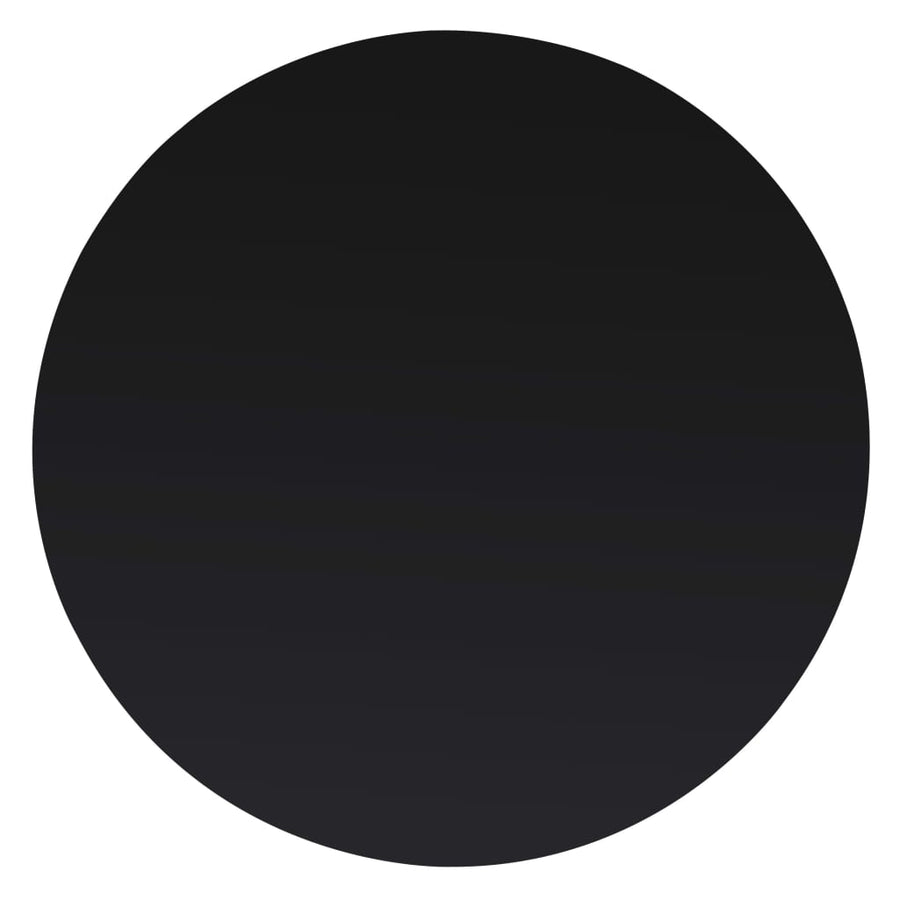 Tafelblad Van Gehard Glas 400 Mm Rond 1 Ø 40 cm Zwart