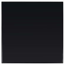Tafelblad van gehard glas 700x700 mm vierkant 70 x 70 cm Zwart