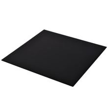 Tafelblad van gehard glas 700x700 mm vierkant 70 x 70 cm Zwart