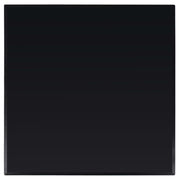 Tafelblad 80x80 cm gehard glas zwart