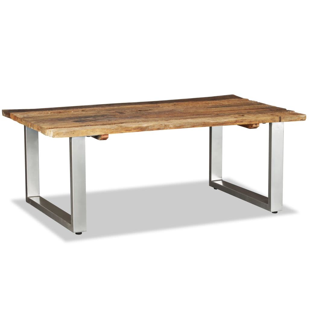 Salontafel 100X60X38 Cm Massief Gerecycled Hout
