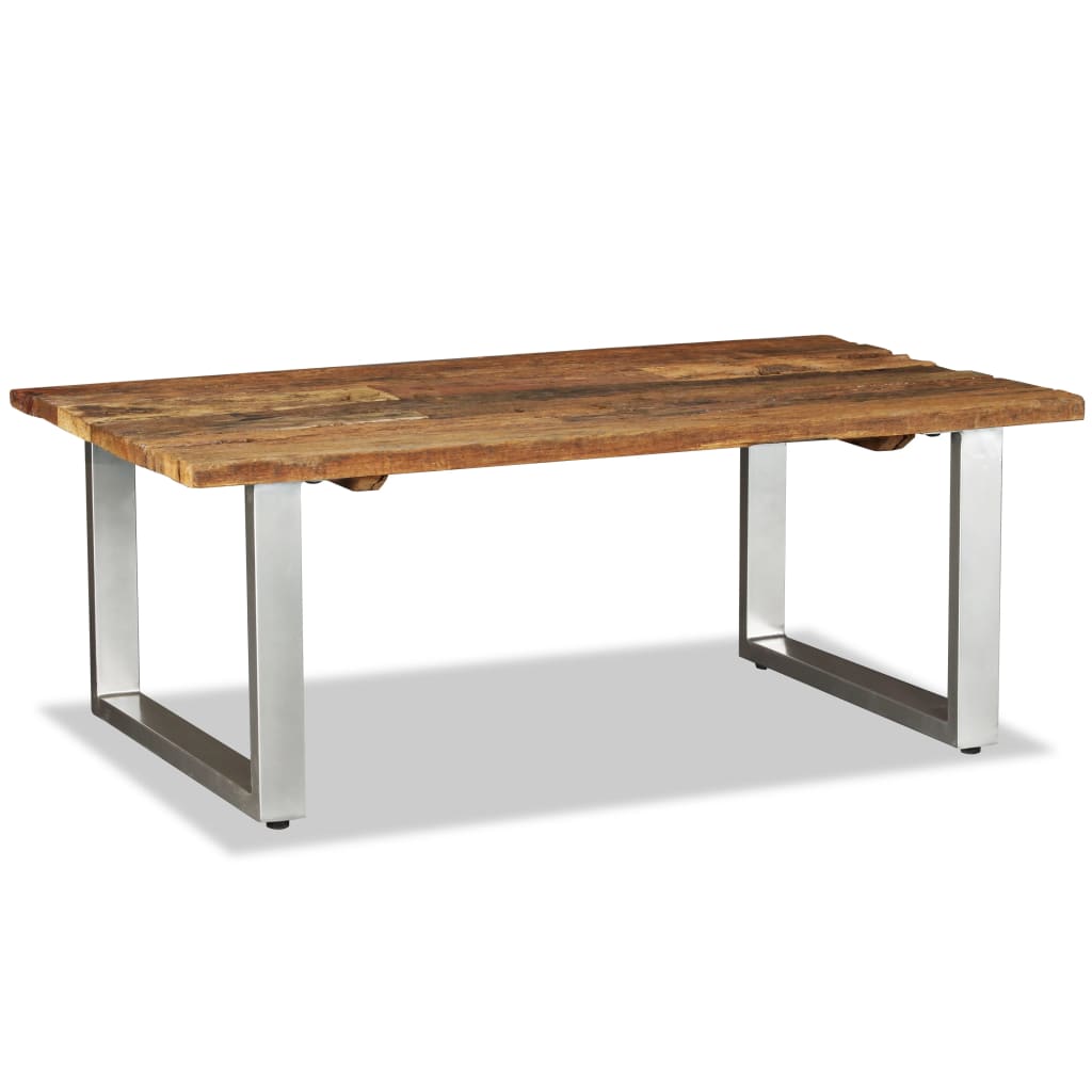 Salontafel 100X60X38 Cm Massief Gerecycled Hout