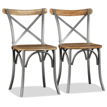 Eetkamerstoelen Massief Mangohout 2