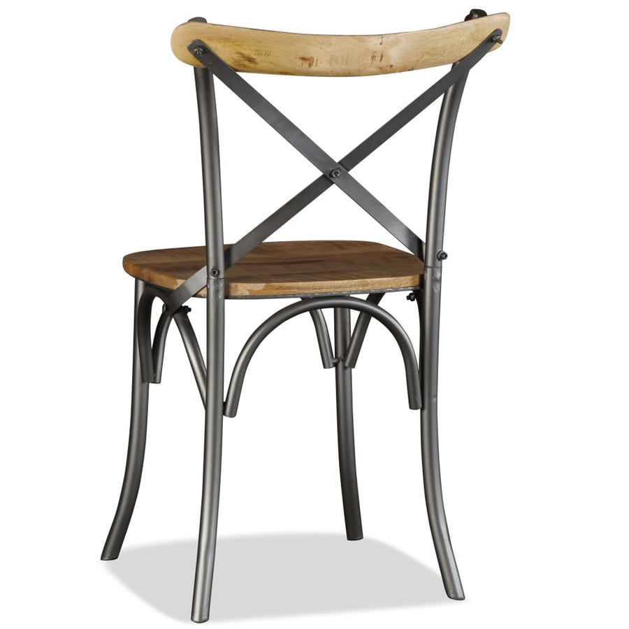 Eetkamerstoelen Massief Mangohout 2