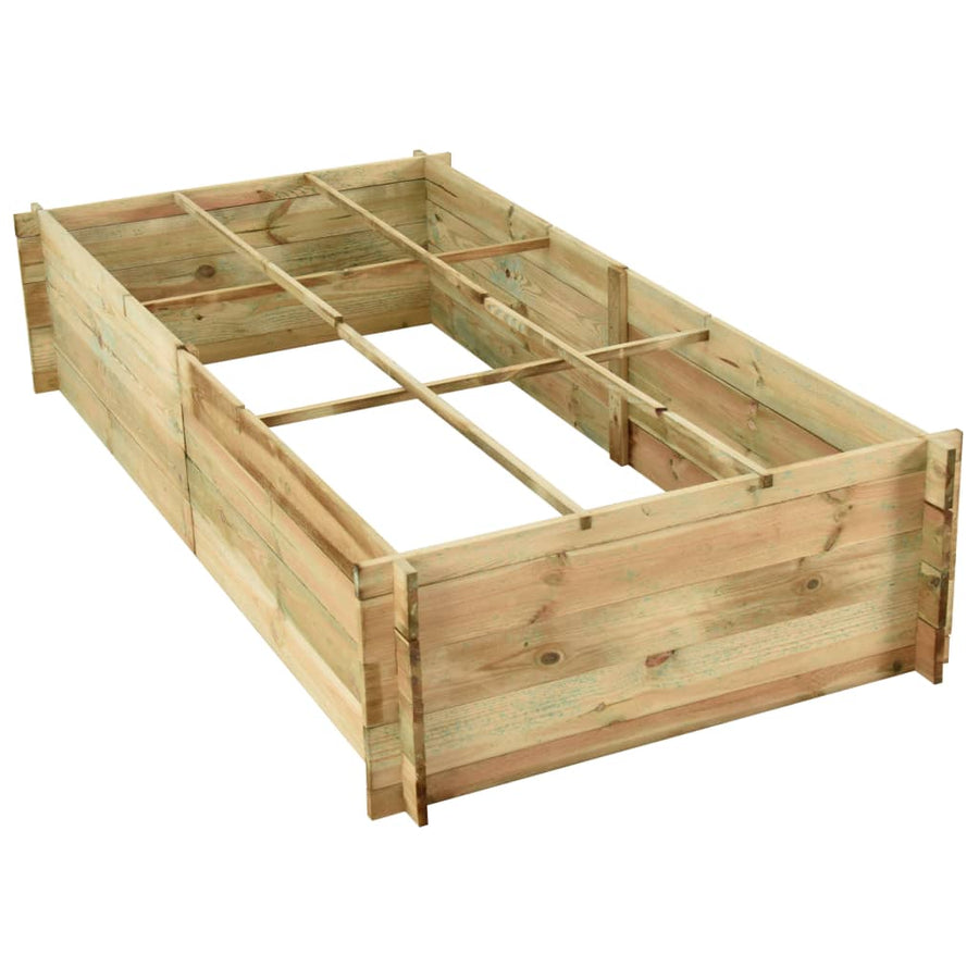 Plantenbak 97X00X40 Cm Geïmpregneerd Grenenhout 197 x 100 cm