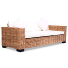 3-zitsbank poly rattan 195x80x67 cm