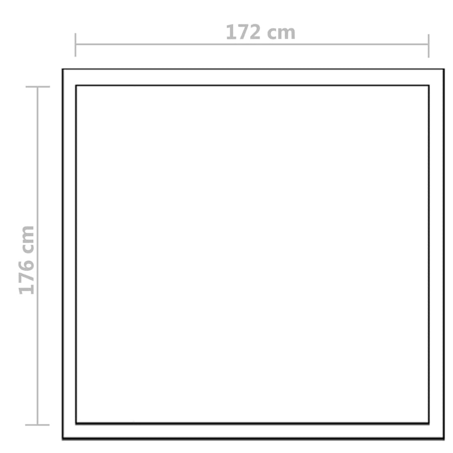 Tuinkas 3,46 M² Versterkt Aluminium 190 x 182 x 195 cm