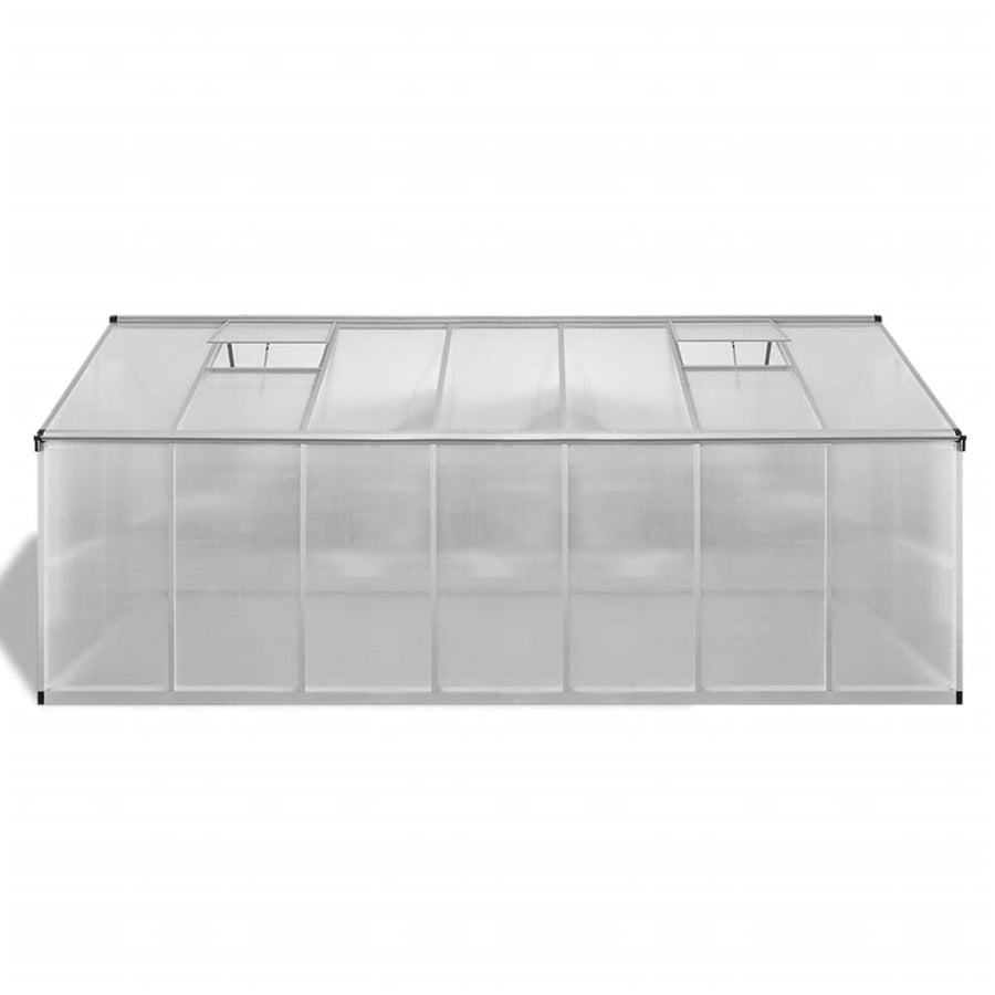 Tuinkas 10,53 M² Versterkt Aluminium 421 x 250 x 195 cm