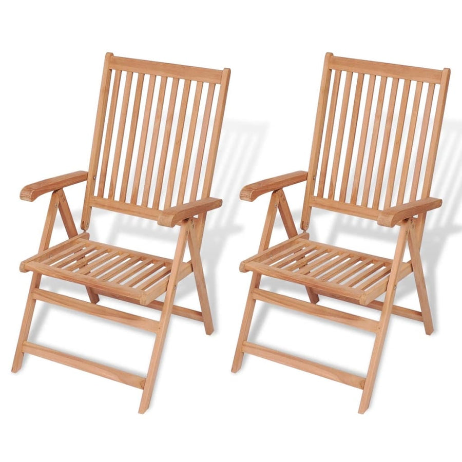 Tuinstoelen Verstelbaar Massief Teakhout 2