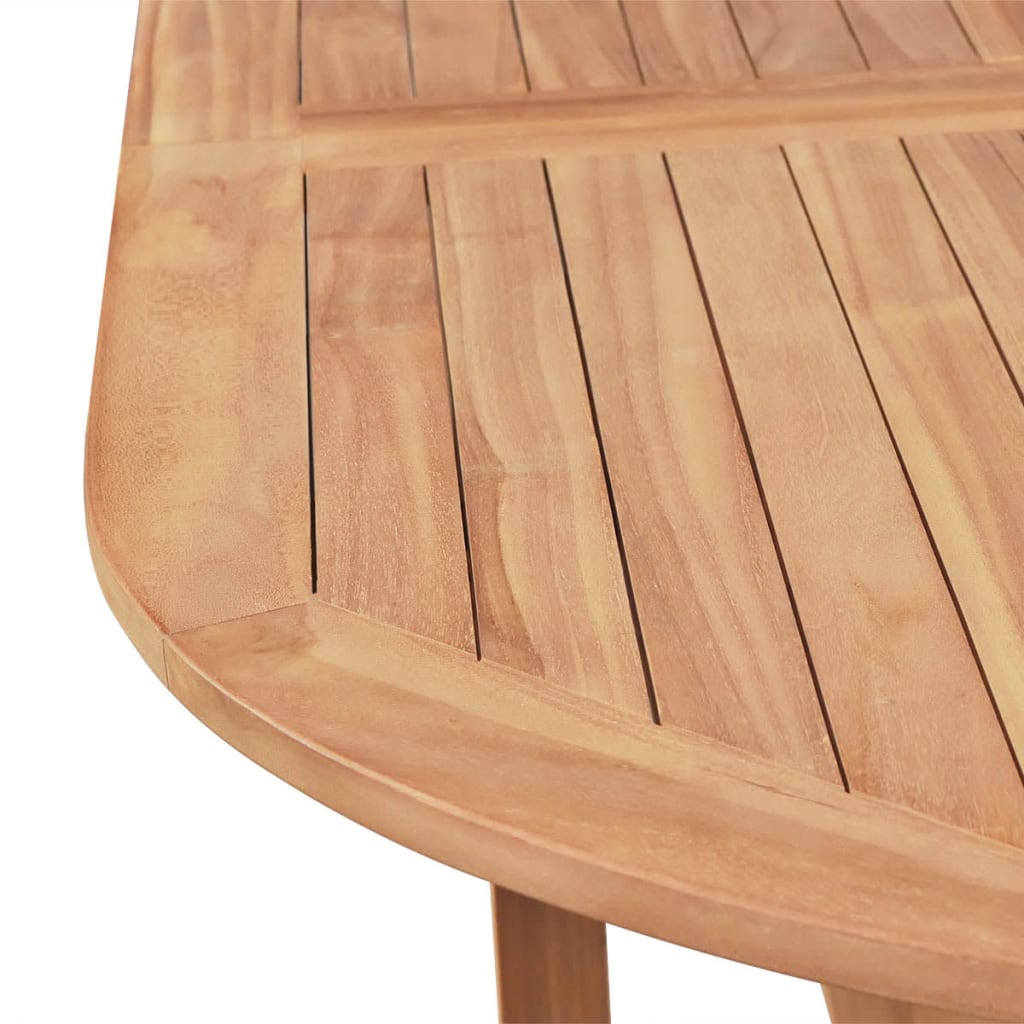 7-delige Tuinset met klapstoelen massief teakhout