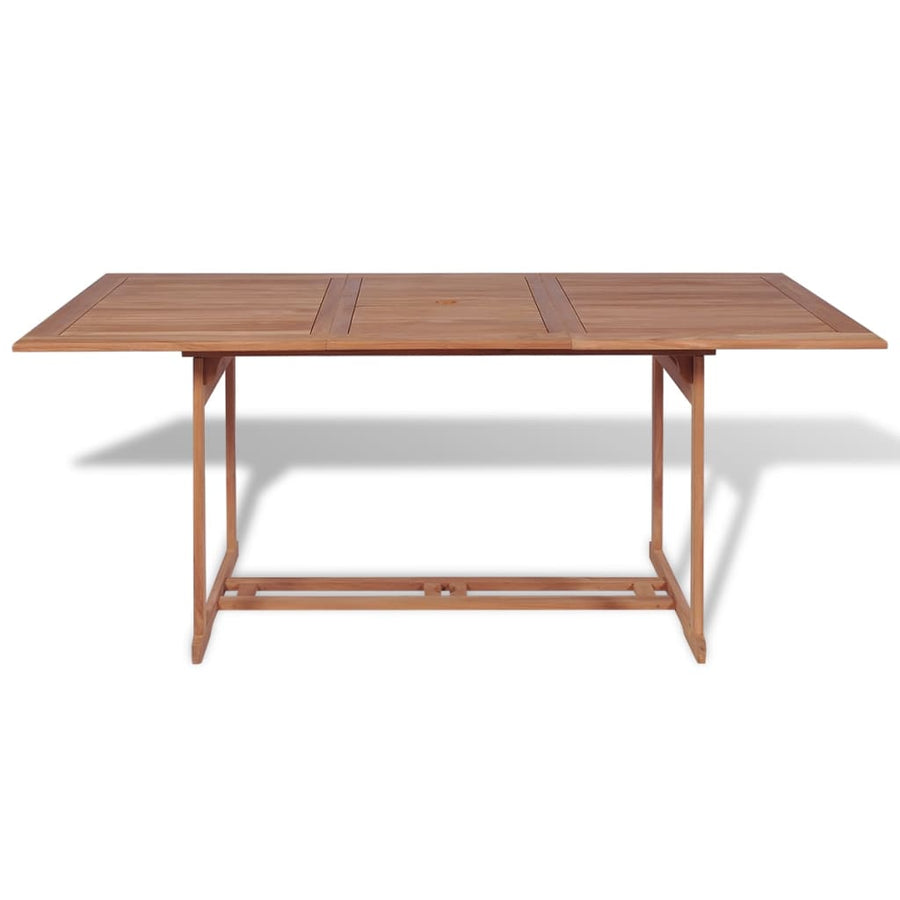 Tuintafel Massief Teakhout 180 x 90 x 75 cm Rechthoekig