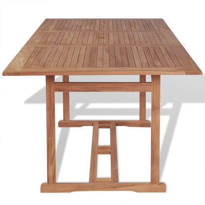 Tuintafel Massief Teakhout 180 x 90 x 75 cm Rechthoekig