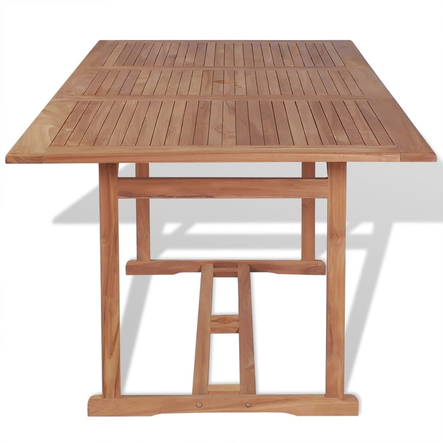 Tuintafel Massief Teakhout 180 x 90 x 75 cm Rechthoekig