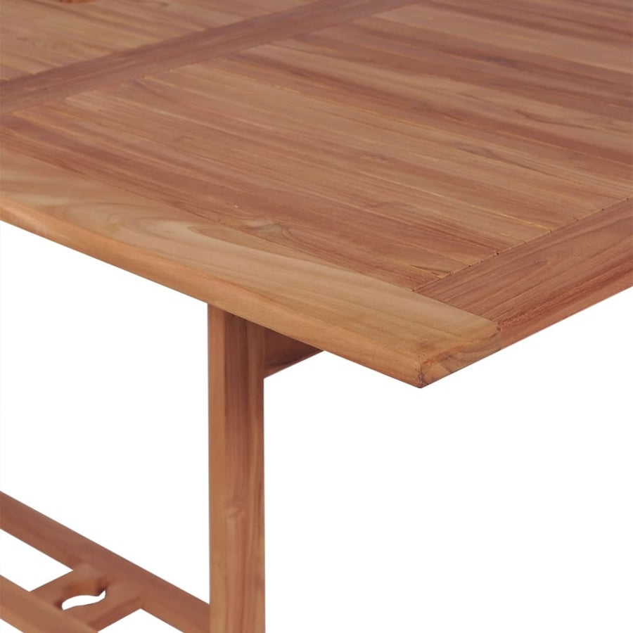 Tuintafel Massief Teakhout 180 x 90 x 75 cm Rechthoekig