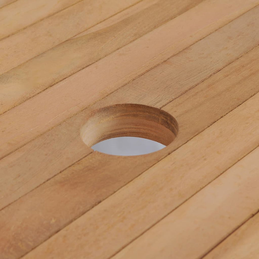 Tuintafel Massief Teakhout 180 x 90 x 75 cm Rechthoekig