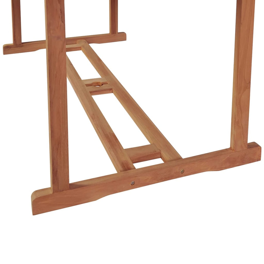 Tuintafel Massief Teakhout 180 x 90 x 75 cm Rechthoekig