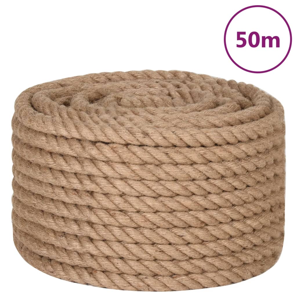 Touw 100% jute 20 mm 50 m 20 mm 50 m