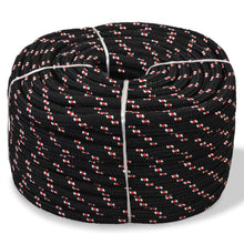 Boot Touw 2 Mm Polypropyleen Zwart En Rood 12 mm 50 m