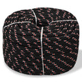 Boat rope 14 mm 50 m polypropylene black