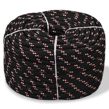 Boot Touw 4 Mm Polypropyleen Zwart En Rood 14 mm 50 m