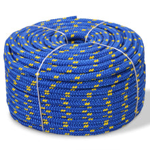 Boot touw 6 mm 100 m polypropyleen blauw 6 mm 100 m