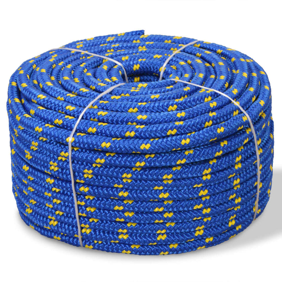 Boot touw 14 mm 50 m polypropyleen blauw 14 mm 50 m