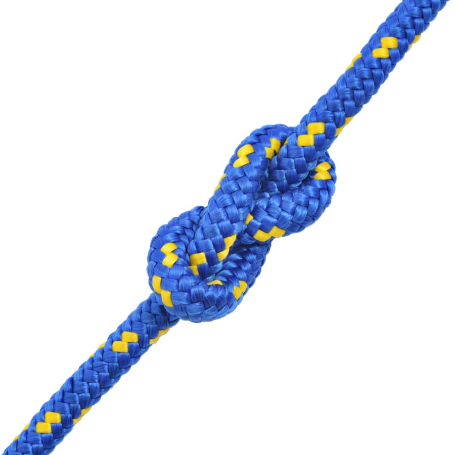 Boot touw 14 mm 50 m polypropyleen blauw 14 mm 50 m
