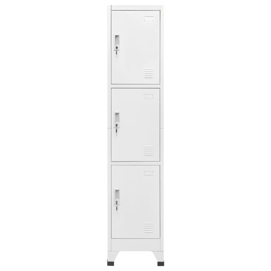 Lockerkast Met 3 Vakken 38X45X180 Cm