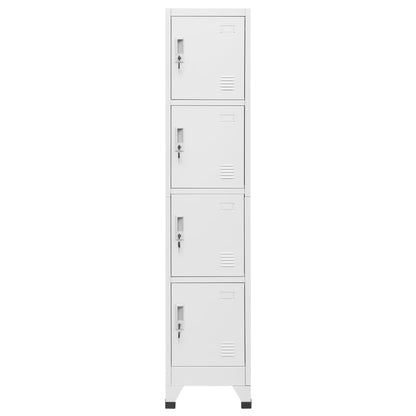 Lockerkast Met 4 Vakken 38X45X180 Cm