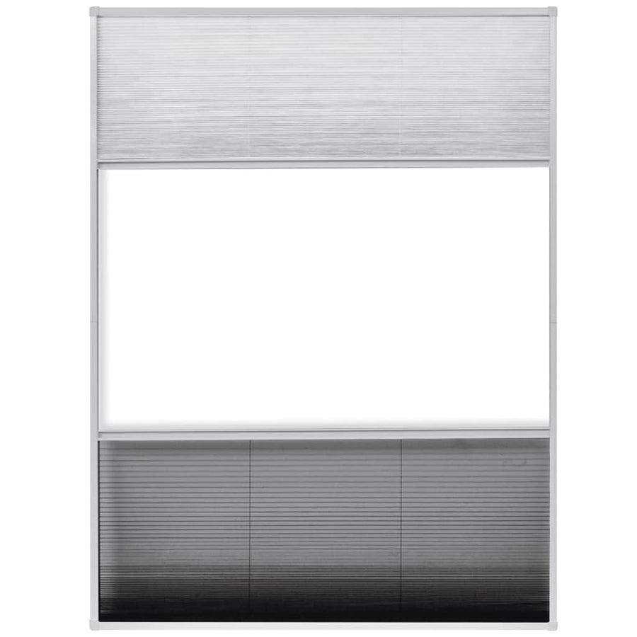Raamhor Plissé Met Verduistering 60X80 Cm Aluminium 60 x 80 cm Wit