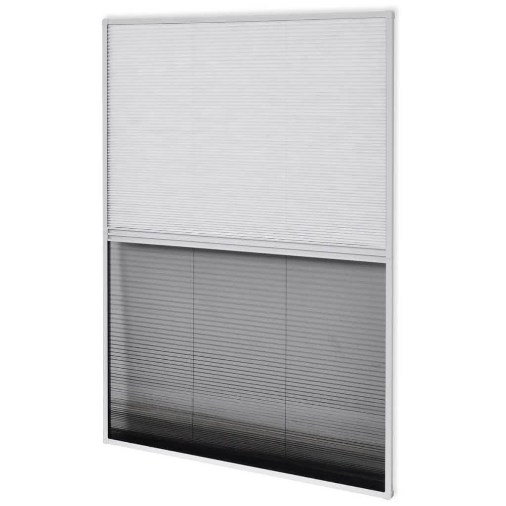 Raamhor Plissé Met Verduistering 80X100 Cm Aluminium 80 x 100 cm Wit