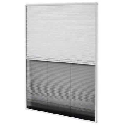 Raamhor Plissé Met Verduistering 80X100 Cm Aluminium 80 x 100 cm Wit