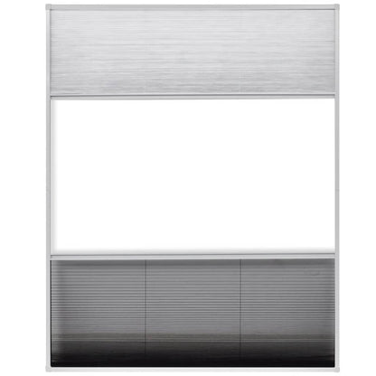 Raamhor Plissé Met Verduistering 80X100 Cm Aluminium 80 x 100 cm Wit